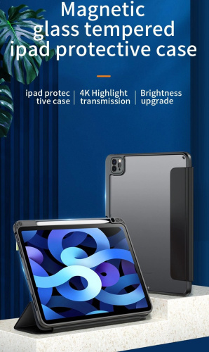 Чохол Wiwu Magnetic Folio 2 in 1 iPad 12,9" (2020/2021/2022) dark blue : фото 18 - UkrApple