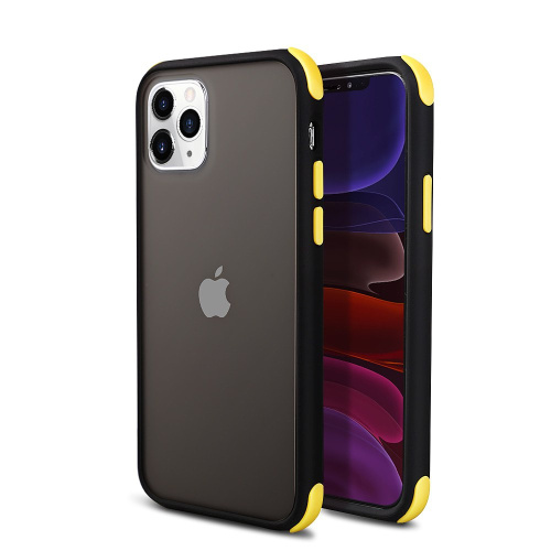 Чохол накладка xCase для iPhone 11 Pro Gingle corners Black yellow - UkrApple