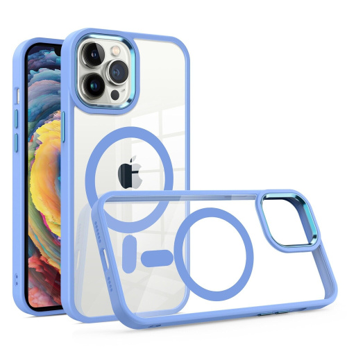 Чохол iPhone 15 Pro Crystal Case with MagSafe purple - UkrApple