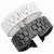 Ремінець xCase для Apple watch 42/44/45/49 mm Ceramic 3-bead black: фото 2 - UkrApple