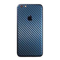 Захисна плівка на задню панель для iPhone 7/8 carbon синя