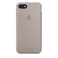 Чехол накладка xCase для iPhone 7/8/SE 2020 Silicone Case Full светло-серый