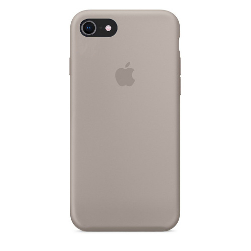 Чехол накладка xCase для iPhone 7/8/SE 2020 Silicone Case Full светло-серый - UkrApple