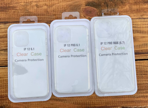 Чохол xCase для iPhone 12 Pro Max Silicone Clear Case Full Camera: фото 4 - UkrApple