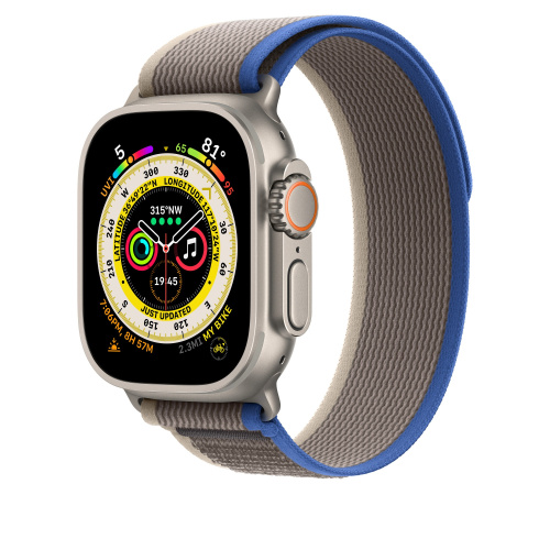 Ремінець для Apple Watch 38/40/41 mm Trail Loop blue gray: фото 3 - UkrApple
