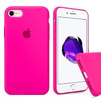 Чехол накладка xCase для iPhone 7/8/SE 2020 Silicone Case Full barbie pink