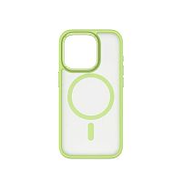 Чохол iPhone 15 Pro Momax Hybrid Lite Magnetic green