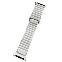 Ремінець xCase для Apple watch 42/44/45/49 mm Leather Loop good White
