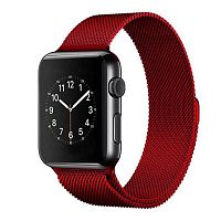 Ремінець xCase для Apple watch 42/44/45/49 mm Milanese Loop Metal Red