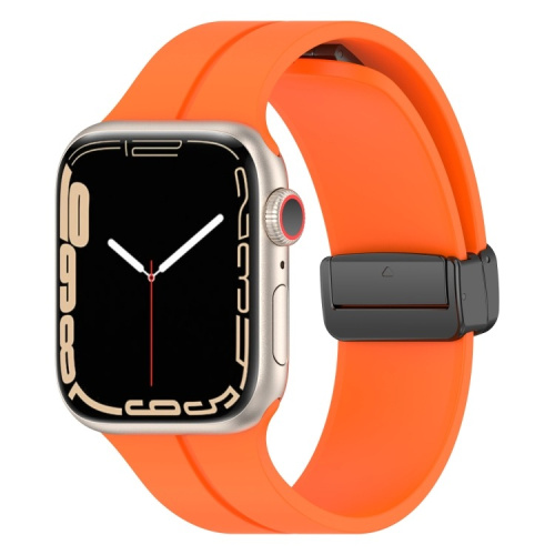 Ремінець для Apple Watch 42/44/45/49 mm New Silicone band orange - UkrApple
