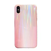Чехол накладка xCase на iPhone 7/8/SE 2020 Rainbow розовый