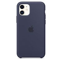 Чохол накладка xCase для iPhone 12 Pro Max Silicone Case темно-синій