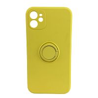 Чохол xCase для iPhone 11 Silicone Case Full Camera Ring Yellow