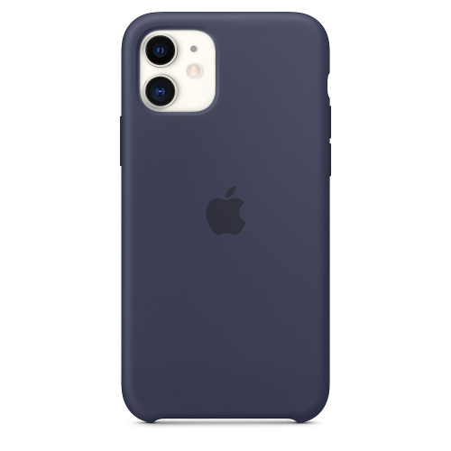 Чохол накладка xCase для iPhone 12 Pro Max Silicone Case темно-синій - UkrApple