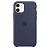 Чохол накладка xCase для iPhone 12 Pro Max Silicone Case темно-синій - UkrApple
