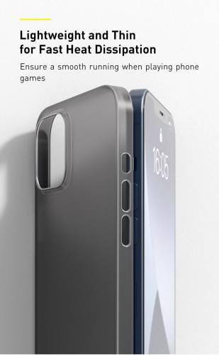 Чохол для iPhone 12 Mini Baseus Wing Case Black: фото 13 - UkrApple