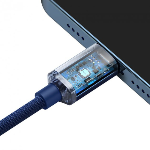 USB кабель Type-C to Lightning 200cm Baseus Cafule Metal 20W white: фото 4 - UkrApple
