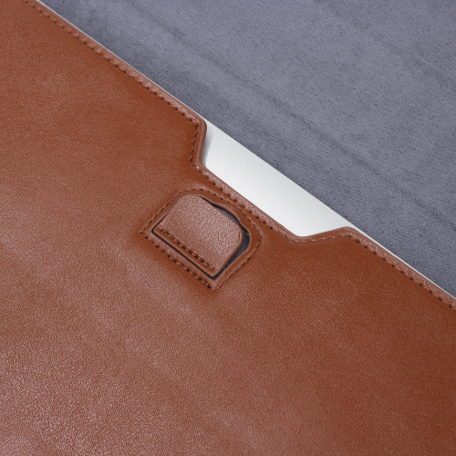 Папка конверт PU sleeve bag для MacBook 15'' brown: фото 5 - UkrApple