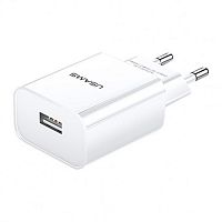 Мережева зарядка Usams Single USB Travel Charger T18 white CC075
