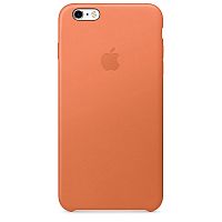 Чехол накладка на iPhone 6 Plus/6s Plus Leather Case оранжевый