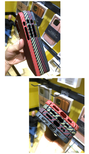 Чохол для iPhone 12/12 Pro K-DOO Kevlar case Red: фото 7 - UkrApple