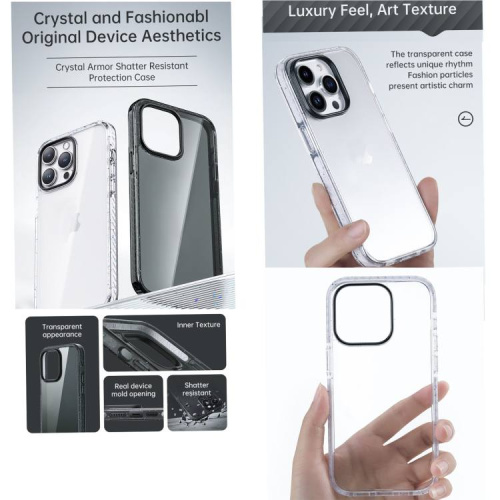 Чохол iPhone 14 Pro Rock Crystal Shield black: фото 5 - UkrApple
