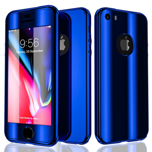 Чехол накладка xCase на iPhone Х 360° Mirror Case синий - UkrApple