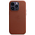 Чохол iPhone 15 Pro Leather Case with MagSafe brown - UkrApple