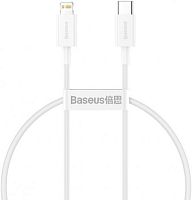USB кабель Type-C to Lightning Baseus Superior Series 20w 1m white 