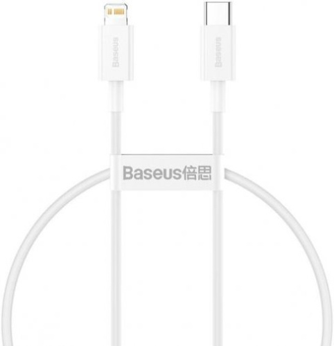 USB кабель Type-C to Lightning Baseus Superior Series 20w 1m white  - UkrApple