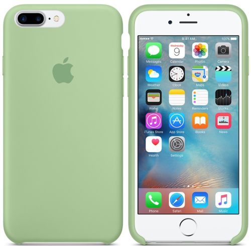 Чехол накладка xCase на iPhone 6 Plus/6s Plus Silicone Case Салатовый: фото 2 - UkrApple