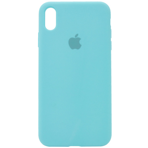 Чехол iPhone XS Max Silicone Case Full marine green - UkrApple