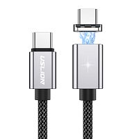 USB кабель Type-C to Type-C 200cm Lionis Magplug Magnetic black