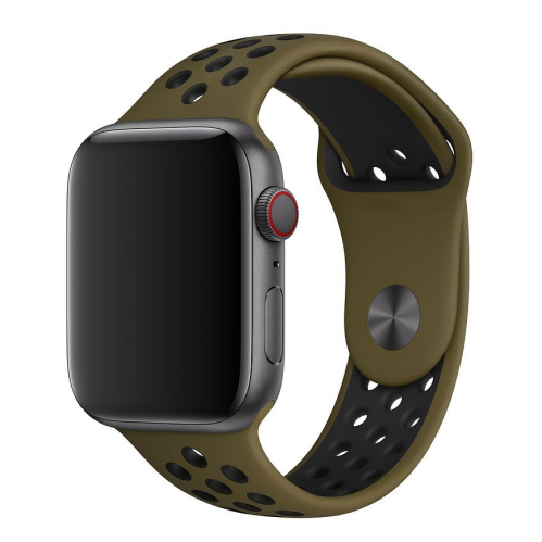 Ремінець xCase для Apple Watch 38/40/41 mm Sport Nike Olive Black - UkrApple