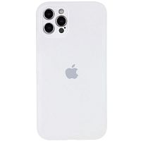 Чохол накладка iPhone 13 Pro Max Silicone Case Full Camera White