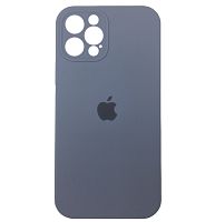 Чохол iPhone 12 Pro Silicone Case Full Camera lavender gray