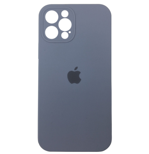 Чохол iPhone 12 Pro Silicone Case Full Camera lavender gray - UkrApple