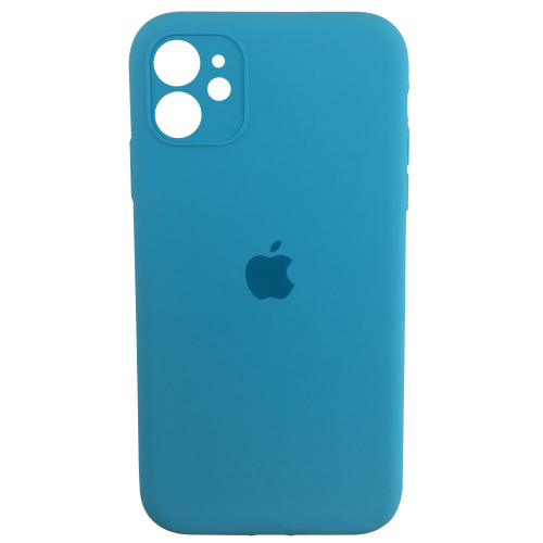 Чохол накладка xCase для iPhone 11 Silicone Case Full Camera Blue - UkrApple
