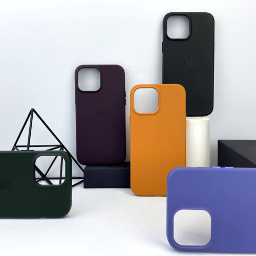 Чохол для iPhone 13 Pro Leather Case with MagSafe Wisteria: фото 11 - UkrApple