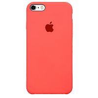 Чехол накладка xCase на iPhone 6/6s Silicone Case ярко-розовый