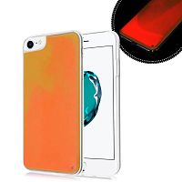 Чехол накладка xCase для iPhone 6/6s Neon case orange