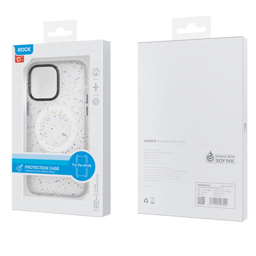 Чохол iPhone 13 Pro Splattered with MagSafe white: фото 5 - UkrApple
