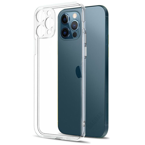 Чохол накладка для iPhone 12 Pro Max Simple Silicone Transparent Full Camera - UkrApple