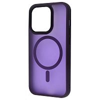 Чохол iPhone 14 Pro Clear Case with MagSafe purple