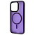 Чохол iPhone 14 Pro Clear Case with MagSafe purple - UkrApple