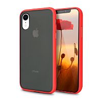 Чехол накладка xCase для iPhone XR Gingle series red