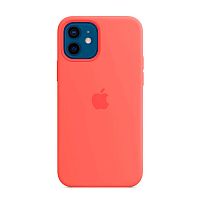 Чохол OEM Silicone Case Full for iPhone 12/12 Pro Pink citrus