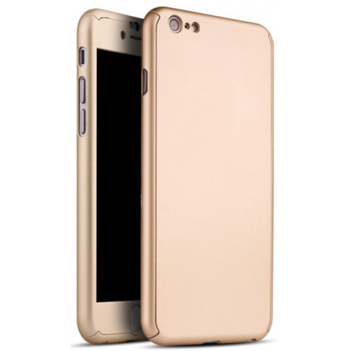 Чехол накладка xCase на iPhone 6/6s Full Cover 360 золото - UkrApple
