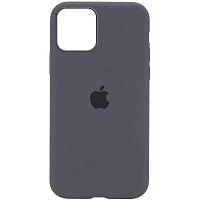 Чохол накладка xCase для iPhone 13 Mini Silicone Case Full темно-сірий