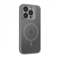 Чохол iPhone 15 Pro Rock Guard Magnet Full Camera (Foldable Bracket) gray